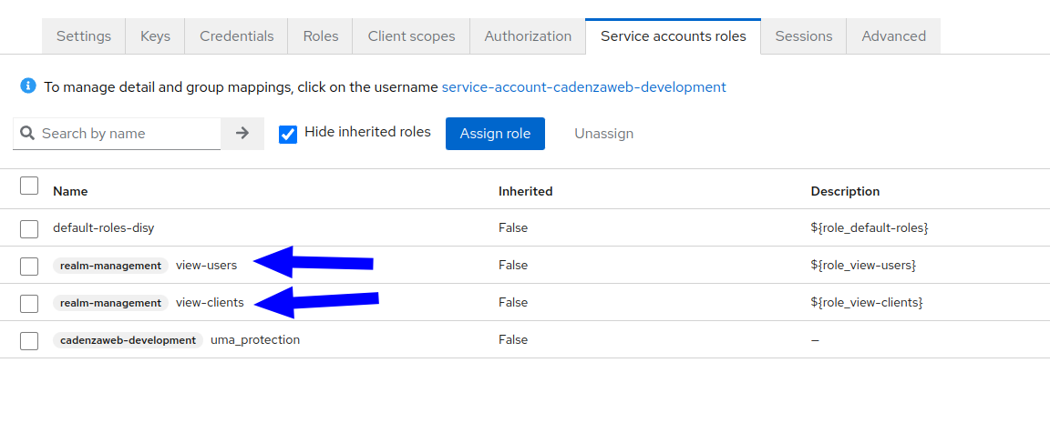 Assign roles for impersonation and user suggestions