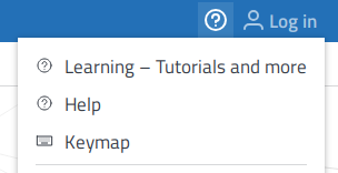 Screenshot of the help menu in Cadenza